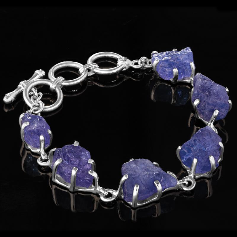 Tanzanite Nugget Bracelet (50 Ctw)